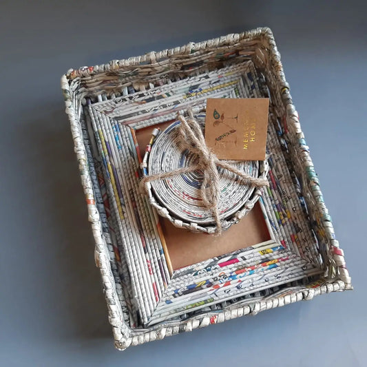 Recycle Newspaper Gift Set