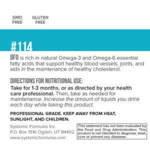 BFO - Borage/Flax/Fish Oil