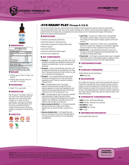 Brainy Play - Omega 3,6,9 for Kids