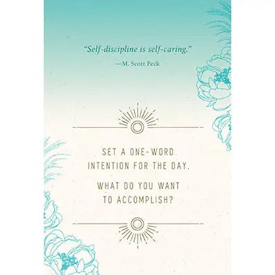 Self-Care: Inspirational Card Deck and Guidebook