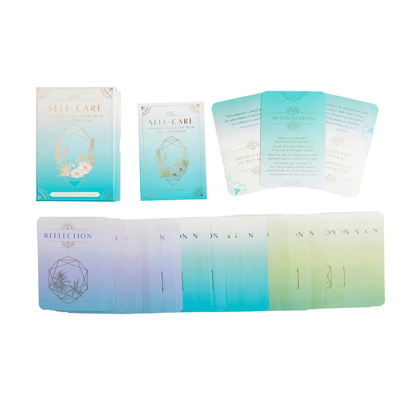 Self-Care: Inspirational Card Deck and Guidebook