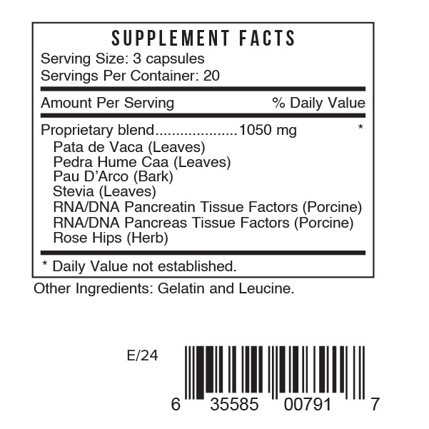Ps - Pancreas sensitive