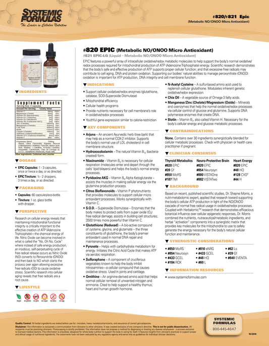 EPIC - Metabolic Antioxidant