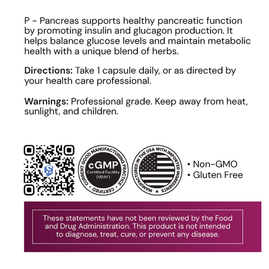 P - Pancreas