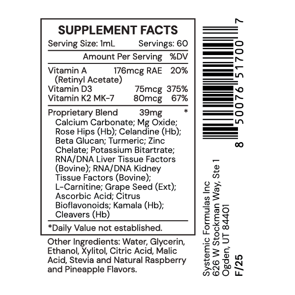 Vitamin D3/K2 Liquid