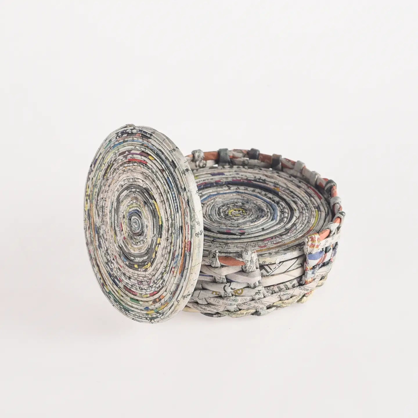 Recycled Newspaper Coaster Sets (Assorted)