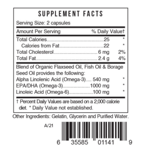 BFO - Borage/Flax/Fish Oil
