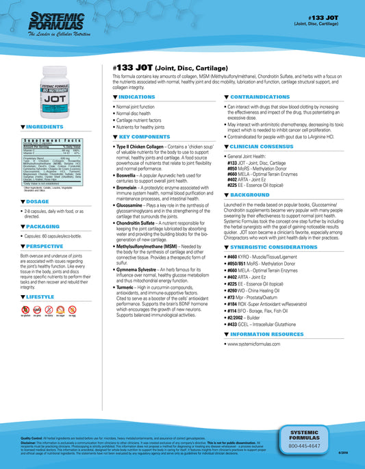 JOT - Joint/Disc/Cartilage