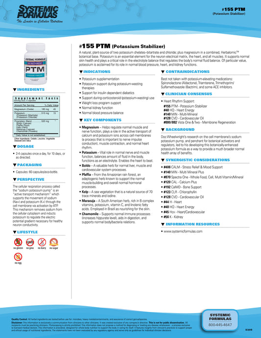 PTM - Potassium Stabilizer