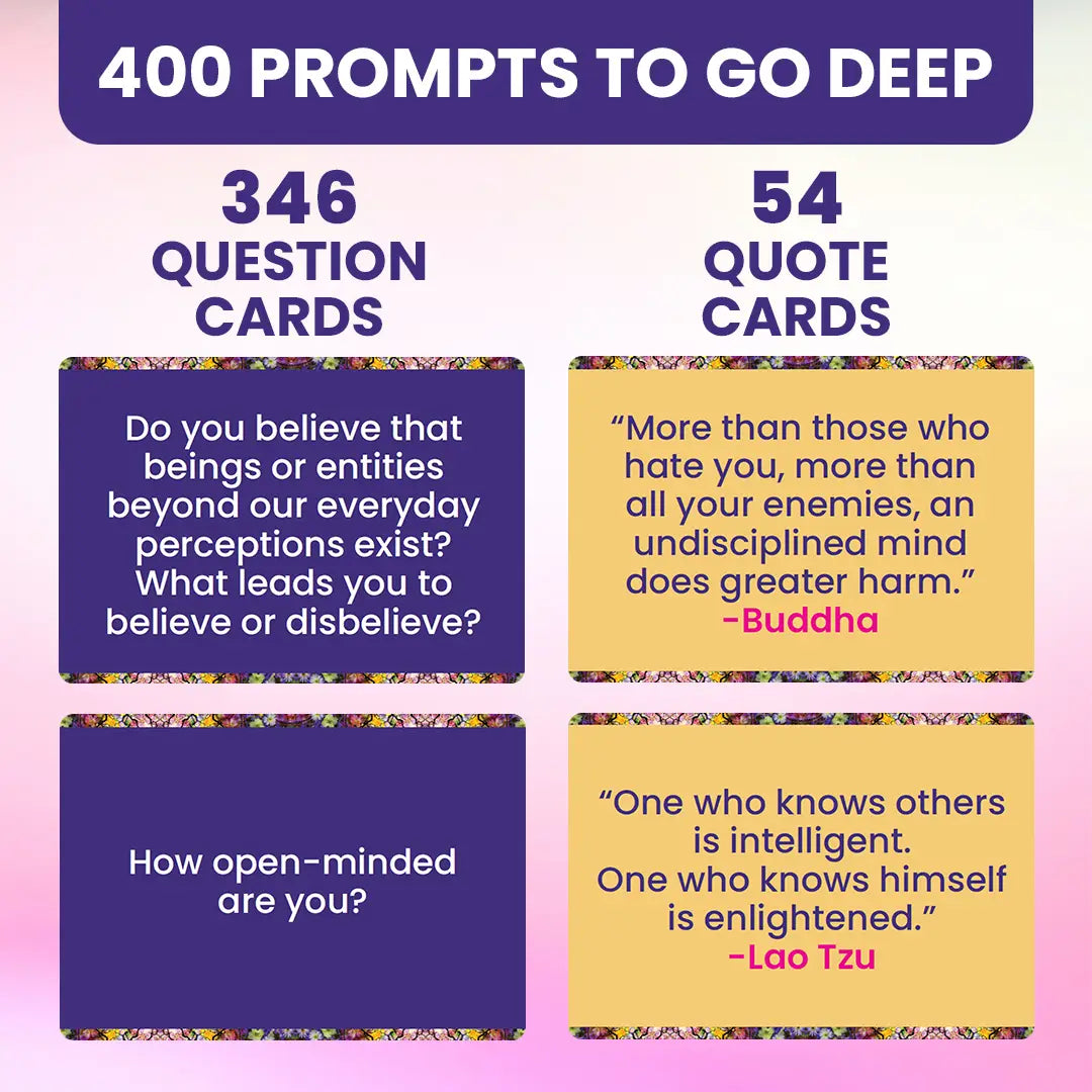 Conversation Cards about Spirituality - 400 Prompts
