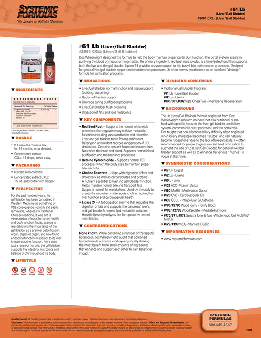 Lb  - Liver/Gall Bladder