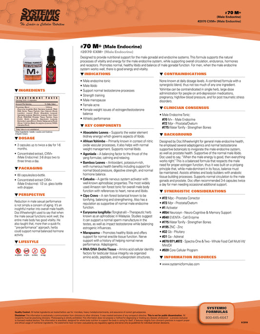 M+ - Male/Endocrine