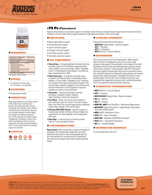 Ps - Pancreas sensitive