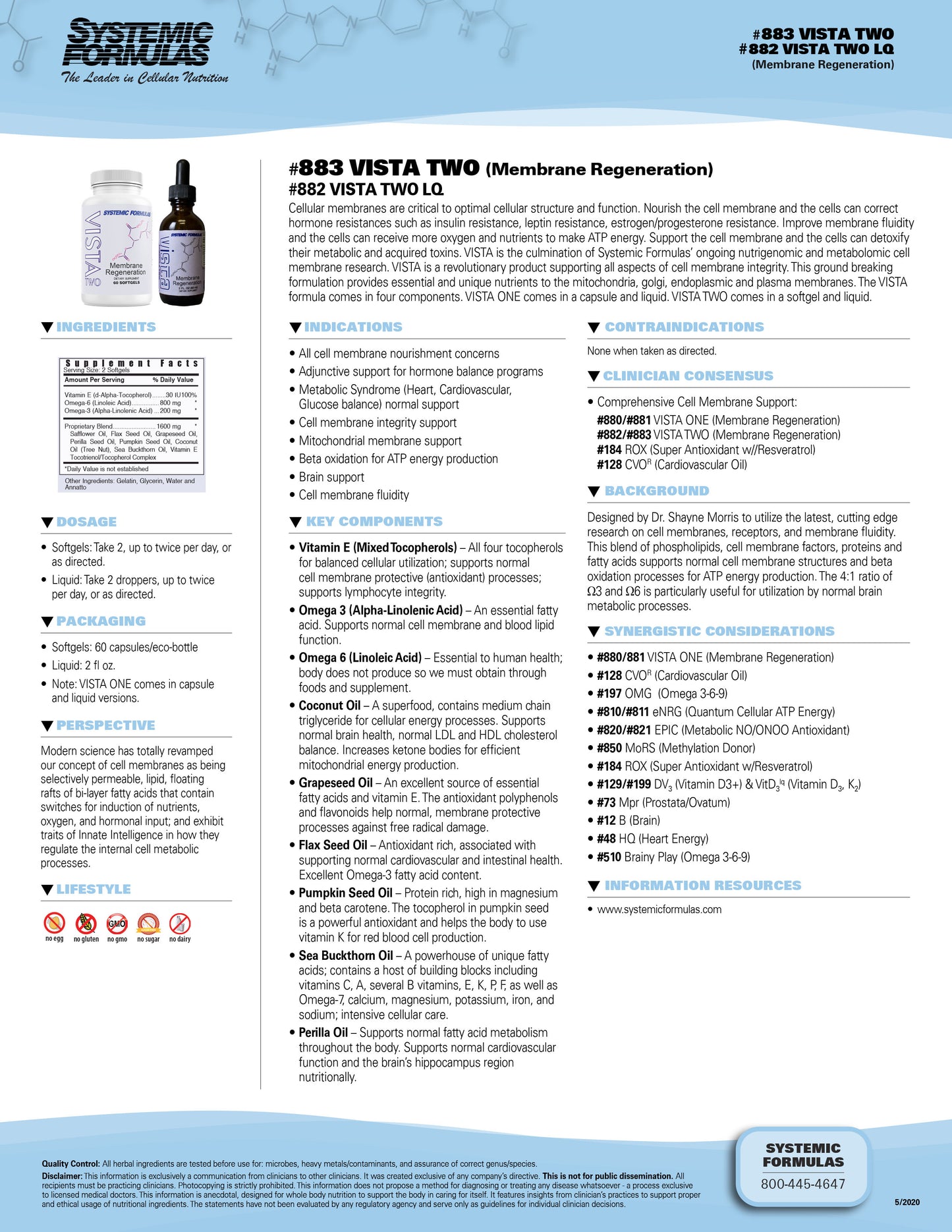 VistaTwo - Membrane Regeneration Liquid