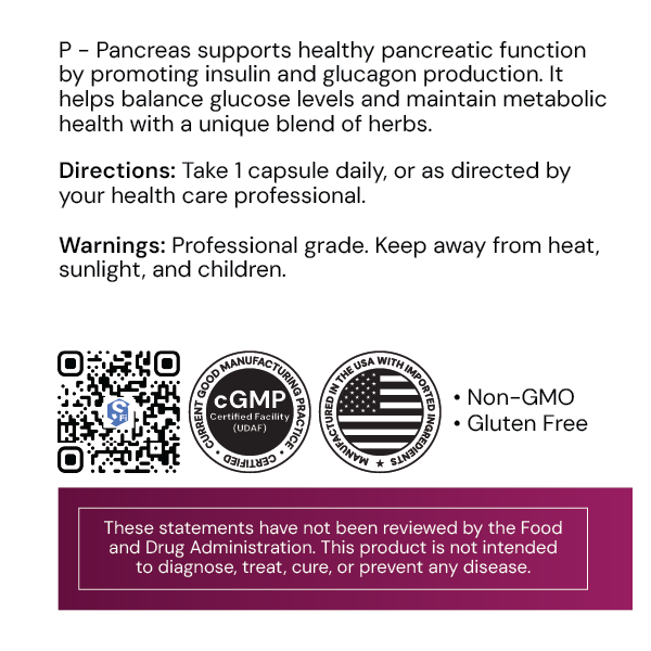 P - Pancreas