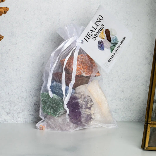 Healing Stone Set - 7 Rough Chakra Stones