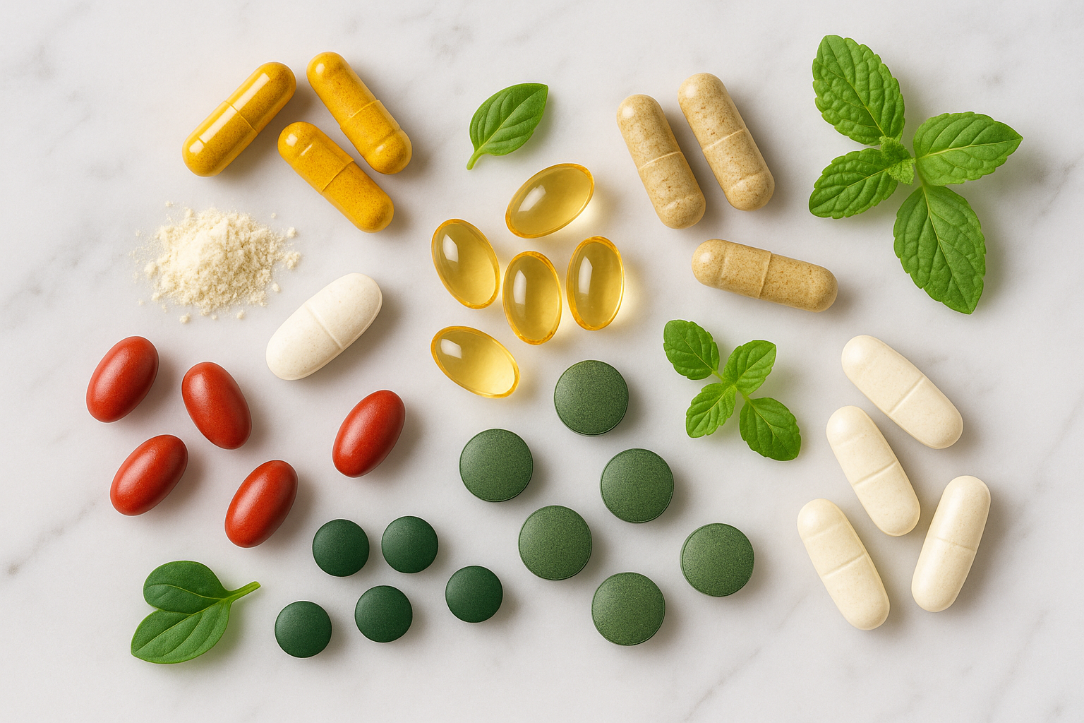 no bottles, just healthy supplements